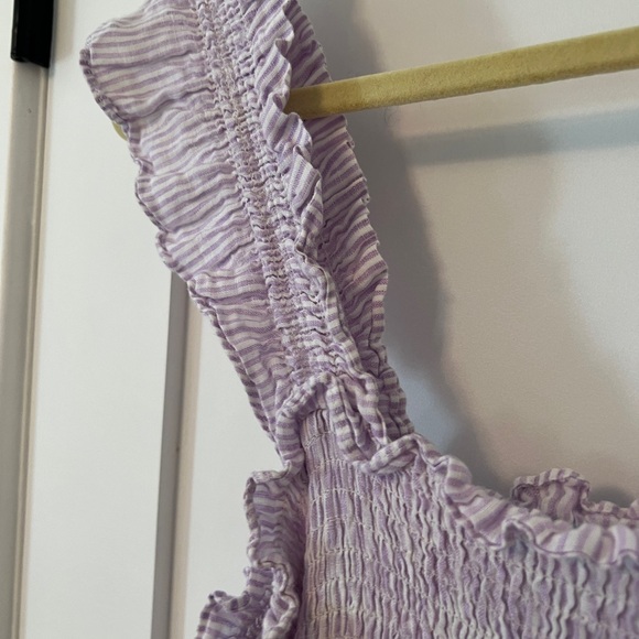 Hill House Lilac Linen Nap Dress - Picture 4 of 5